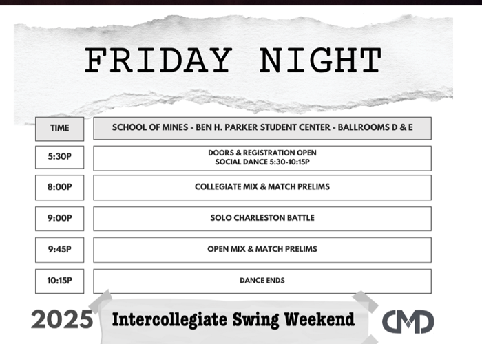Intercollegiate-2025-CMDanceSchedule-Friday