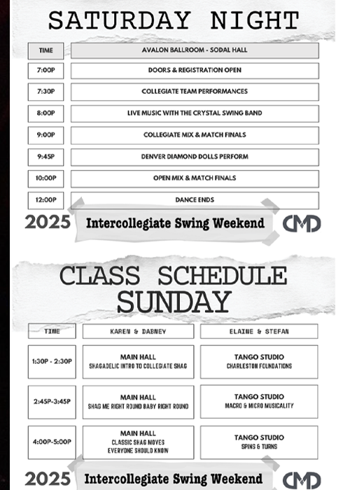 Intercollegiate-2025-SaturdayNight-Sunday-Schedule