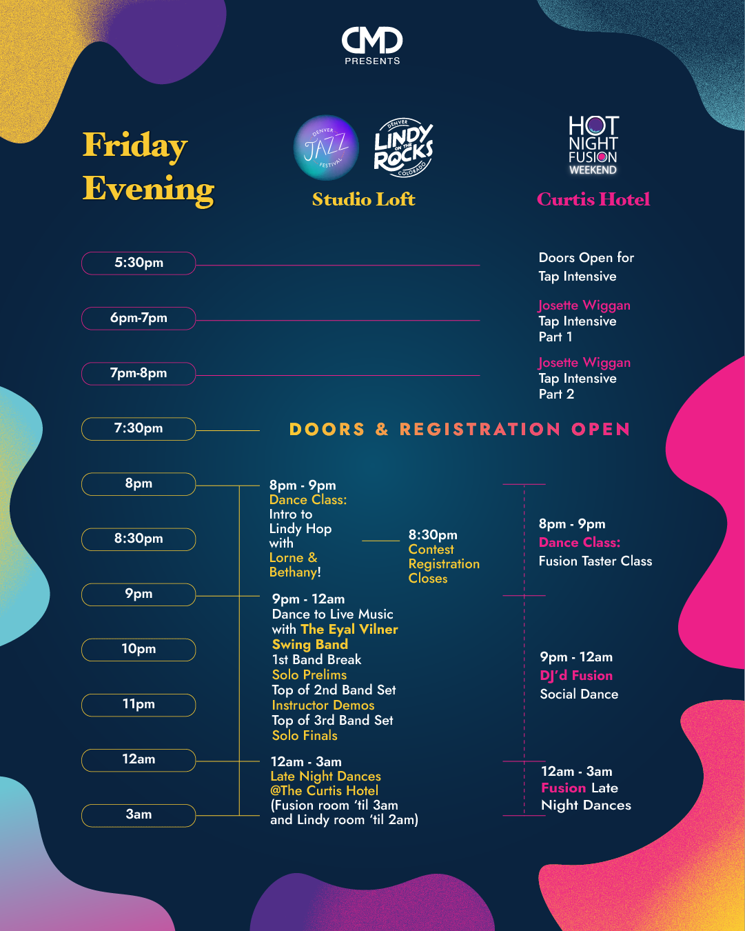 DJF LOTR HNF Schedule Friday Evening